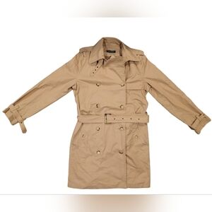Ralph Lauren Polo Tan Women's Trench Coat - Size Large Petite